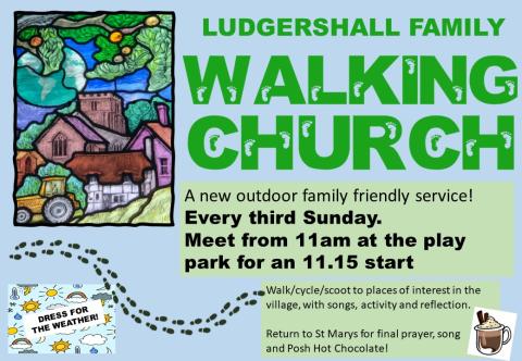 Walking Church - 3rd Sunday - Ludgershall play part at 11am