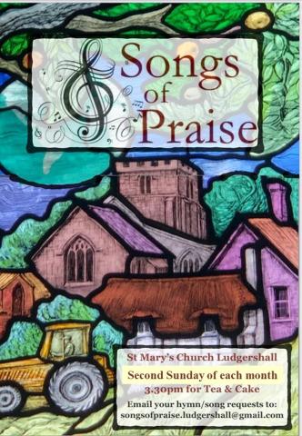 Songs of Praise - 2nd Sunday - 4pm at Ludgershall