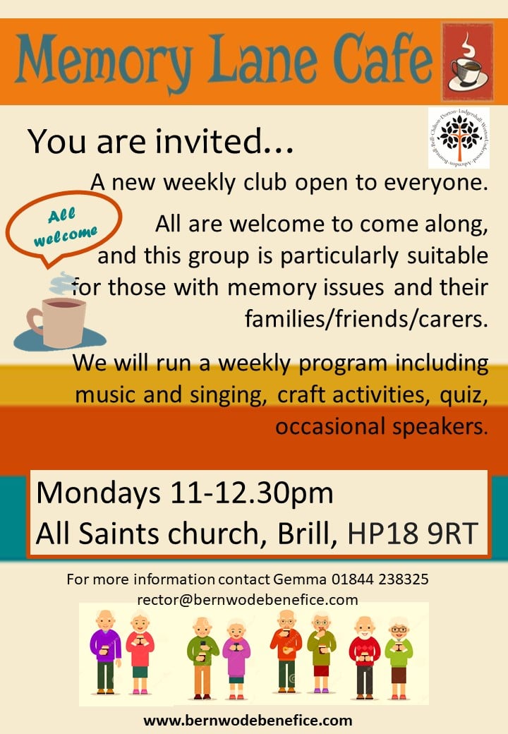 Memory Lane - Mondays 11am - Brill Church