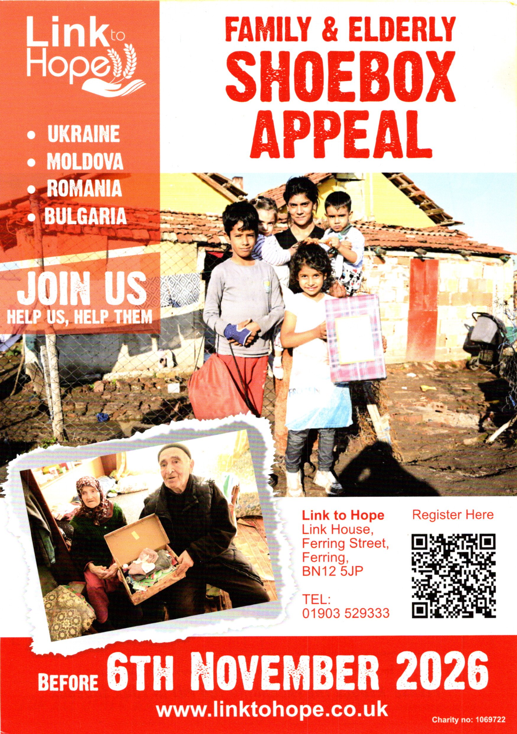 Link to hope Shoebox Appeal 2026